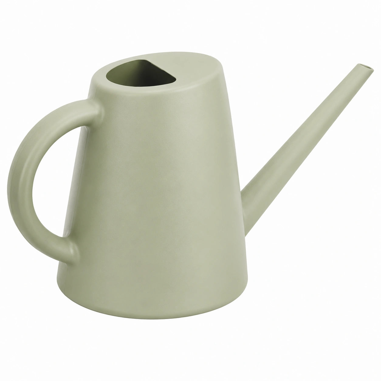 Arrosoir 1.5 L vert sauge en plastique à long bec pour jardinage