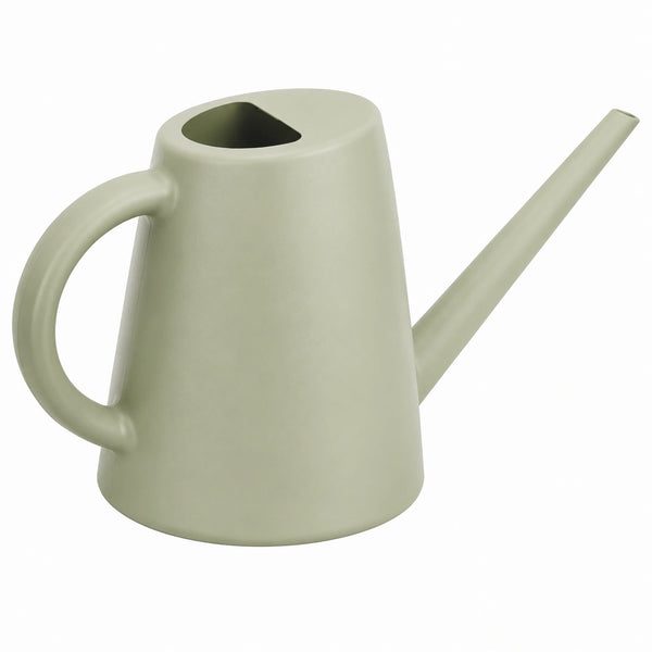 Arrosoir 1.5 L vert sauge en plastique à long bec pour jardinage